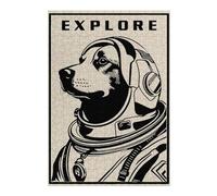 Puzzle 1000pcs(38x26cm) Per Adolescenti Laika Explorer Puzzle Per Adulti Giochi Rilassanti Staycation Ammazzare Il Tempo Offerta Come Regalo Per Tutta La Famiglia 1000pcs(38x26cm)