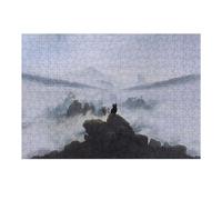 Puzzle 1000pcs(38x26cm) Per Adolescenti Wanderer Black Cat Mount Puzzle Per Adolescenti Giochi Rilassanti Decorazione Perfetta Riduzione Dello Stress Regali 1000pcs(38x26cm)