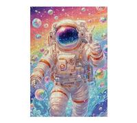 Puzzle 1000pcs(38x26cm) S Per Adolescenti Cosmic Bubble Blast Astronaut Puzzle Per Adulti Gioco Pratico Taglio Di Precisione Ideale Come Regalo Per Tutta La Famiglia 1000pcs(38x26cm) S