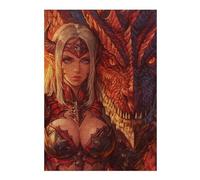 Puzzle 1000pcs(38x26cm) S Per Adolescenti Dragon Armor Fantasy Artwork-5 Puzzle Per Adulti Gioco Pratico Taglio Di Precisione Ideale Come Regalo Per Tutta La Famiglia 1000pcs(38x26cm) S