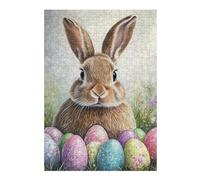 Puzzle 1000pcs(38x26cm) S Per Adolescenti Easter Bunny with Eggs-7 Puzzle Per Adulti Giocattolo Decorazione Da Parete Decorazione Per La Casa Regali Unici Per Compleanno E Natale 1000pcs(38x26cm) S