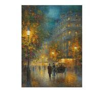 Puzzle 1000pcs(52x38cm) Per Adolescenti Autumn Evening in Paris Puzzle Per Adulti Giochi Rilassanti Che Migliorano La Memoria, Ideali Come Regali Per Tutta La Famiglia 1000pcs(52x38cm)
