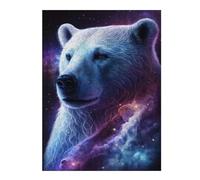 Puzzle 1000pcs(52x38cm) Per Adolescenti Cosmic Polar Bear Art Print-2 Puzzle Per Adulti Gioco Pratico Sfida Difficile Regalo Di Compleanno, Regali, 1000pcs(52x38cm)