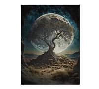 Puzzle 1000pcs(52x38cm) Per Adolescenti Enchanted Desert Moonlit Scene Puzzle Per Adolescenti Giochi Rilassanti Ma Divertenti E Umoristici Difficili E Stimolanti 1000pcs(52x38cm)