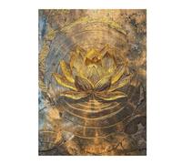 Puzzle 1000pcs(52x38cm) Per Adolescenti Golden Lotus Harmony Puzzle Per Adulti Gioco Rompicapo Decorazione Da Parete Ideale Come Regalo 1000pcs(52x38cm)