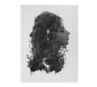 Puzzle 1000pcs(52x38cm) Per Adolescenti Hel The Goddess of Death Puzzle Per Adulti Gioco Pratico Sfida Difficile Regalo Di Compleanno, Regali, 1000pcs(52x38cm)