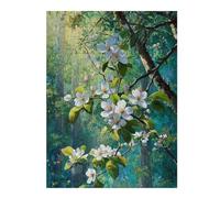 Puzzle 1000pcs(52x38cm) Per Adolescenti Spring Blossoms in Forest Puzzle Per Adulti Gioco Pratico Decorazione Perfetta Aiuta Ad Allenare Il Cervello 1000pcs(52x38cm)