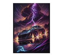 Puzzle 1000pcs(52x38cm) Per Adolescenti Thundering Speed Electric Car Artwork Puzzle Per Adulti Gioco Pratico Per Divertimento in Famiglia Regali Antistress 1000pcs(52x38cm)