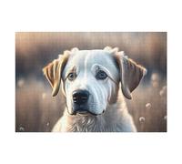 Puzzle 1000pcs(75x50cm) Per Adolescenti Adorable Yellow Labrador Puppy Puzzle Per Adolescenti Giochi Rilassanti Decorazione Perfetta Riduzione Dello Stress Regali 1000pcs(75x50cm)