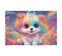 Puzzle 1000pcs(75x50cm) Per Adolescenti Cute Little Dog Puzzle Per Adulti Gioco Pratico Di Assemblaggio Del Modello Ottimo Regalo Per I Giocatori 1000pcs(75x50cm)