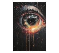 Puzzle 1000pcs(75x50cm) Per Adolescenti Eerie Eye Painting Artwork-3 Puzzle Divertenti Per Adolescenti, Giochi Che Migliorano La Memoria, Regali Per Amici E Familiari 1000pcs(75x50cm)
