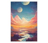 Puzzle 1000pcs(75x50cm) Per Adolescenti Fantasy Desert Landscape with River Puzzle Per Adolescenti Giochi Rilassanti Ma Divertenti E Umoristici Difficili E Stimolanti 1000pcs(75x50cm)