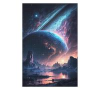 Puzzle 1000pcs(75x50cm) Per Adolescenti Galactic Reflections Alien Landscape Puzzle Per Adulti Gioco Pratico Taglio Di Precisione Ideale Come Regalo Per Tutta La Famiglia 1000pcs(75x50cm)