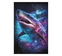 Puzzle 1000pcs(75x50cm) Per Adolescenti Galactic Shark Art Print-4 Puzzle Per Adulti Giochi Rilassanti Che Migliorano La Memoria, Ideali Come Regali Per Tutta La Famiglia 1000pcs(75x50cm)