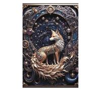 Puzzle 1000pcs(75x50cm) Per Adolescenti Golden Red Steampunk Fox Puzzle Per Adulti Giochi Rilassanti Staycation Ammazzare Il Tempo Offerta Come Regalo Per Tutta La Famiglia 1000pcs(75x50cm)