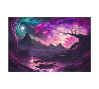 Puzzle 1000pcs(75x50cm) Per Adolescenti Japanese Nature Neon Puzzle Per Adulti Gioco Rompicapo Analisi E Logica Regali Per Amici E Familiari 1000pcs(75x50cm)