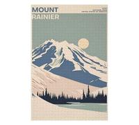 Puzzle 1000pcs(75x50cm) Per Adolescenti Mount Rainier National Par Puzzle Per Adulti Gioco Rompicapo Analisi E Logica Regali Per Amici E Familiari 1000pcs(75x50cm)