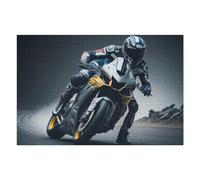 Puzzle 1000pcs(75x50cm) Per Adolescenti Racing Motorcycle Speed -1 Puzzle Per Adulti Giocattolo Decorazione Da Parete Un'opera D'arte Regali Per Amici E Familiari 1000pcs(75x50cm)