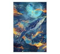 Puzzle 1000pcs(75x50cm) Per Adolescenti Whale Dreams in Space Puzzle Per Adulti Gioco Pratico Taglio Di Precisione Ideale Come Regalo Per Tutta La Famiglia 1000pcs(75x50cm)