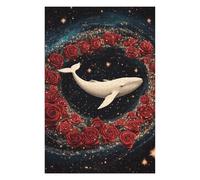 Puzzle 1000pcs(75x50cm) Per Adolescenti Whale Roses Celestial Art Puzzle Per Adulti Gioco Rompicapo Antistress Regali Di Compleanno E Unici 1000pcs(75x50cm)