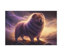 Puzzle 1000pcs(75x50cm) Per Adulti Thundering Chow Chow Majesty -2 Puzzle Per Adulti Gioco Rompicapo Decorazione Perfetta Aiuta Ad Allenare Il Cervello 1000pcs(75x50cm)