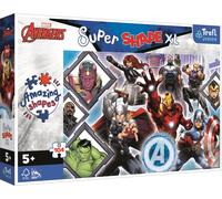 Puzzle 104 pezzi XL Super Shape - i tuoi Avengers preferiti