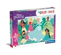 Clementoni 23767 Disney Princesas Maxi Puzzle 104pcs Princess Supercolor Princes