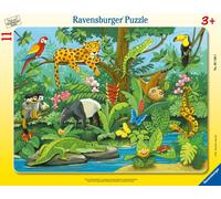 Puzzle 11 elementi Animali della foresta pluviale