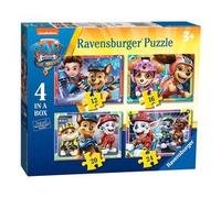 Ravensburger Paw Patrol Movie, Puzzle 4 In A Box, Età Consigliata 3+, Multicolore, 0