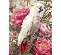 Puzzle 120 Pezzi Adulti Belle piume di cacatua, Fai da Te puzzle difficili adulti 120 pezzi 25x20cm, Intrattenimento Creativo, Divertimento, Gioco di Abilità per Tutta la Famiglia