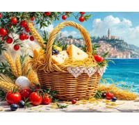 Puzzle 120 Pezzi Adulti Costa del Formaggio 29.7x21cm, Puzzle Classico Antistress, Rompicapo per Esperti, Hard Difficult Challenging Puzzle Perfetto per Serate di Gioco