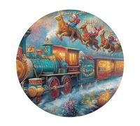 Puzzle 120 Pezzi Christmas Train Rompicapo Per Adulti E Bambini Con Puzzle Formato Animale Science Fiction Difficile Giochi Bambino Intelligente Famiglia Ridotta Pressione 120 PCS