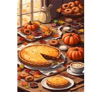 Puzzle 120 Pezzi Cibo Cartone Animato, Puzzle Impossibili Gioco Educativo Sviluppa Pazienza e Destrezza, Lettere sul Retro Facile Montaggio, Regalo per Uomini Donne e Anziani 25 x 20 cm