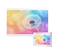 Puzzle 120 Pezzi Dente Di Leone Puzzle Fiore Grandi Dimensioni per Adulti Con Scatola di Imballaggio e Immagini di Riferimento, Giochi Rilassamento e Intelligence, Come Regalo per Amici e Amanti M-982