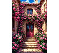 Puzzle 120 Pezzi, Fiori Giardino, Intrattenimento Creativo, Puzzle Classico Sfida Appassionante per Tutti Gli Appassionati di Puzzles, Ideale per Uomini, Donne o Ragazzi 25 x 20 cm