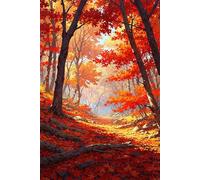 Puzzle 120 Pezzi Foreste Aceri Autunnali Gioco Educativo Sfida Impossibile Divertente Adatto Come Decorazione da Parete e Regalo Puzzle Classici 120 Pezzi 25 x 20 cm