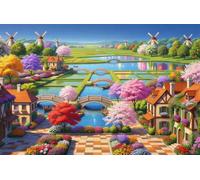 Puzzle 120 pezzi per Adulti Fiabe pastorali, 29.7x21cm Puzzle Impossibile e Difficili, Puzzles Decorativo per Soggiorno e Camera, Idea Regalo per Amanti dei Puzzle