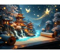 Puzzle 120 pezzi per Adulti Paesaggi architettonici, 29.7x21cm Puzzle Impossibile e Difficili, Puzzles Decorativo per Soggiorno e Camera, Idea Regalo per Amanti dei Puzzle