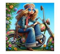 Puzzle 120 Pezzi per Adulti, puzzle adulti 120 pezzi, Puzzles Impegnativo e Difficile, Perfetto per Appassionati di Puzzles Esperti, Idea Regalo per Lei o Lui(Giardino Libertà Ragazza)