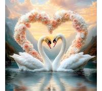 Puzzle 120 pezzi per Adulti,puzzles Giochi Educativi per adulti,Giocattoli Sfida Giochi Impegnativi,Amo i cigni del lago Regali puzzle arte