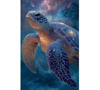 Puzzle 120 Pezzi per Adulti Tartaruga Cielo Stellato Gioco Educativo Divertimento Impossible Difficile Puzzle per Adulti 120 Pezzi 25 x 20 cm