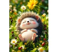 Puzzle 120 Pezzi,Riccio felice Puzzles Adulti,puzzles arte per adulti,Giochi Rilassamento e Intelligence,puzzle per Gioco Familiare Regalo