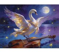 Puzzle 120 pezzi Violino del cigno per Adulti, 29.7x21cm Puzzle Adulti 120 pezzi, Giochi Di Puzzle per Tutta La Famiglia, Un Regalo Festivo per Gli Amici in Una Bella Confezione