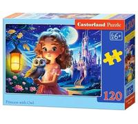 Castorland - Puzzle Principessa con gufo - 120 Pezzi