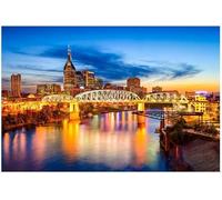 Puzzle 1200 Pezzi,75x50 cm puzzles per adulti,Ponte della Città d'Oro DIY Puzzle Arte,Educativi Stimolanti Puzzles Decorazioni per la Casa