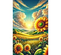 Puzzle 1200 Pezzi Alba Girasole Giochi educativo e Giocattoli Sfida Puzzle Impossible Jigsaw Puzzle Classici per Adulti 75 x 50 cm 1200 Pezzi Puzzle Adulti