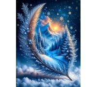 Puzzle 1200 Pezzi Alba Invernale Gioco Educativo Sfida Impossibile Divertente Adatto Come Decorazione da Parete e Regalo Puzzle Classici 1200 Pezzi 75 x 50 cm