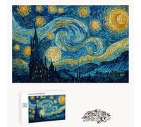 Puzzle 1200 Pezzi - Cielo stellato & Astratto - Puzzle in Legno Durevole con Lettere sul Retro - 75 x 50 cm - Hobby Creativo Senza Polvere - Articolo per Collezionisti e 14 Anni in Su P3#8