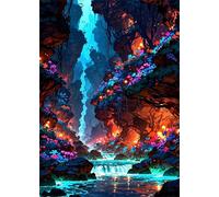 Puzzle 1200 Pezzi Fiumi di Montagna Puzzle Adulti 75 x 50 cm Giochi Rilassamento e Intelligence 1200 Pezzi Puzzles per Uomini e Donne Regalo Creativo per il Relax