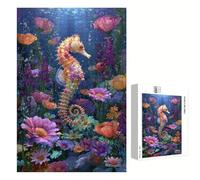 Puzzle 1200 Pezzi - Fondale marino & Animale - Puzzle in Legno Durevole con Lettere sul Retro - 75 x 50 cm - Hobby Creativo Senza Polvere - Articolo per Collezionisti e 14 Anni in Su P3#983